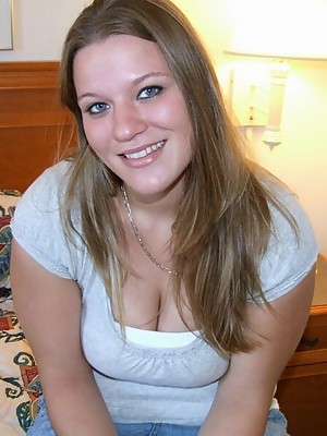 Corrupting Plumper teen Christy stripping and showing her large hooters
